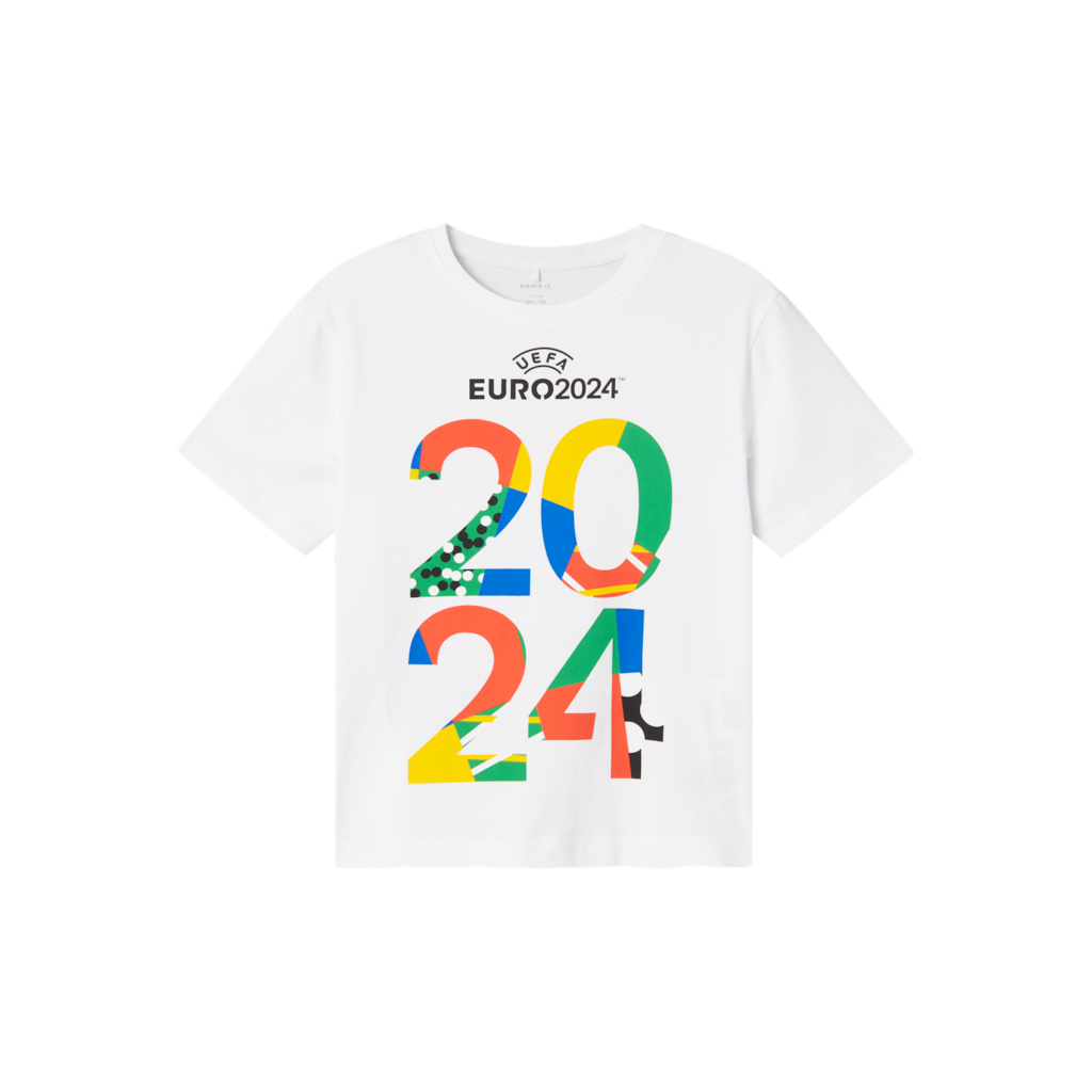 NAME IT UEFA Euro 2024 T-Shirt Mica Bright White