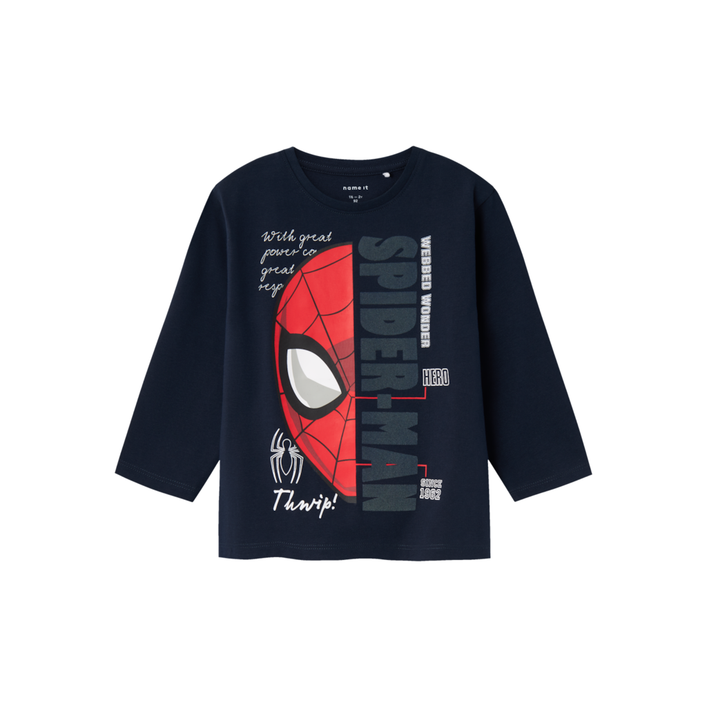  NAME IT Spiderman Langærmet Bluse Ako Dark Sapphire