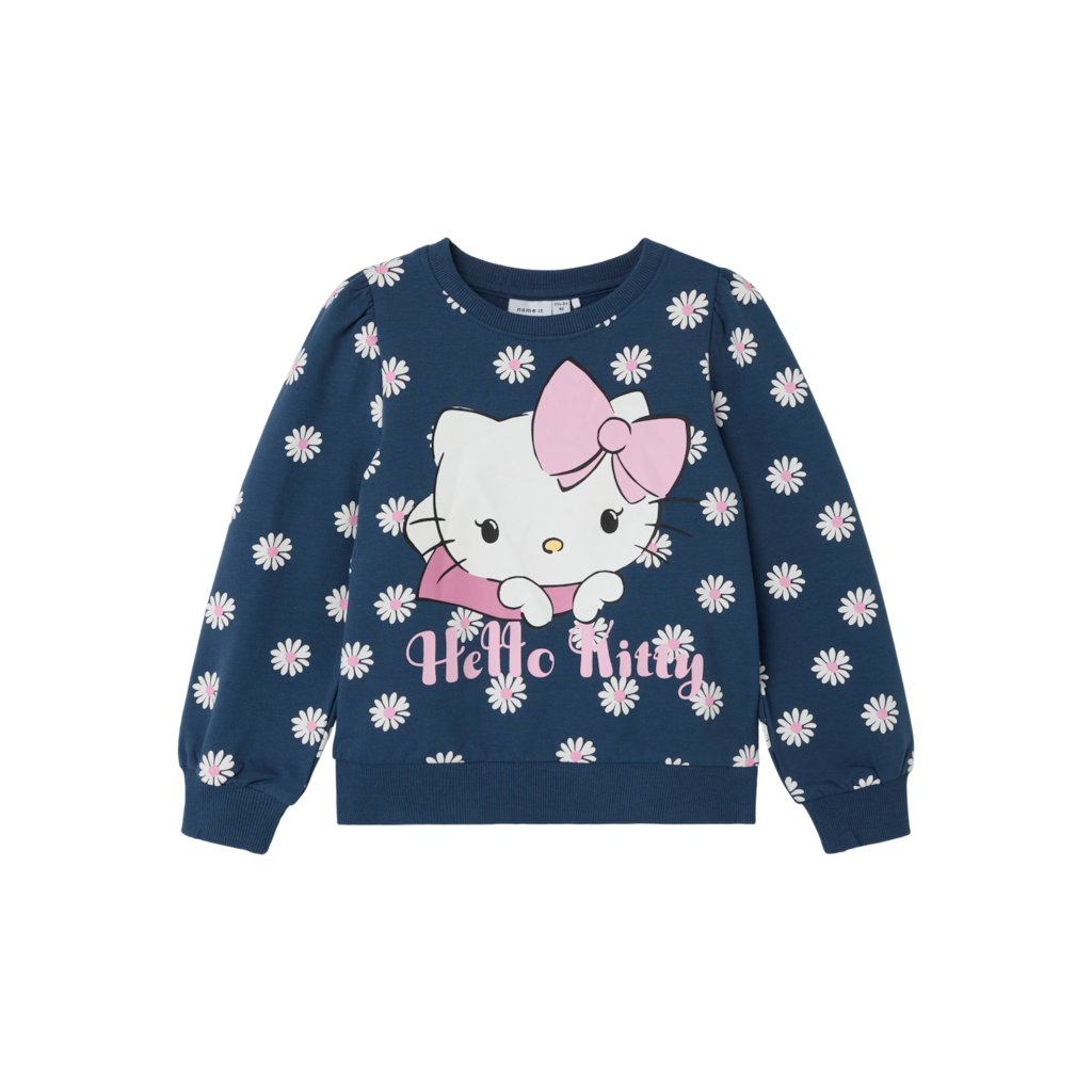 NAME IT Hello Kitty Sweatshirt Anna Dark Denim