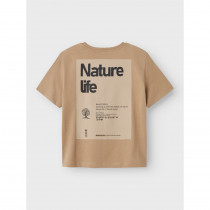 NAME IT T-Shirt Nosune Weathered Teak