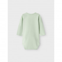 NAME IT Langærmet Body Jass Silt Green