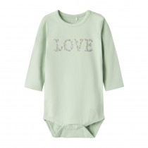 NAME IT Langærmet Body Jass Silt Green