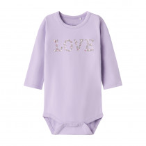  NAME IT Langærmet Body Jass Purple Rose