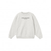 NAME IT Nakonni Sweatshirt Light Grey Melange