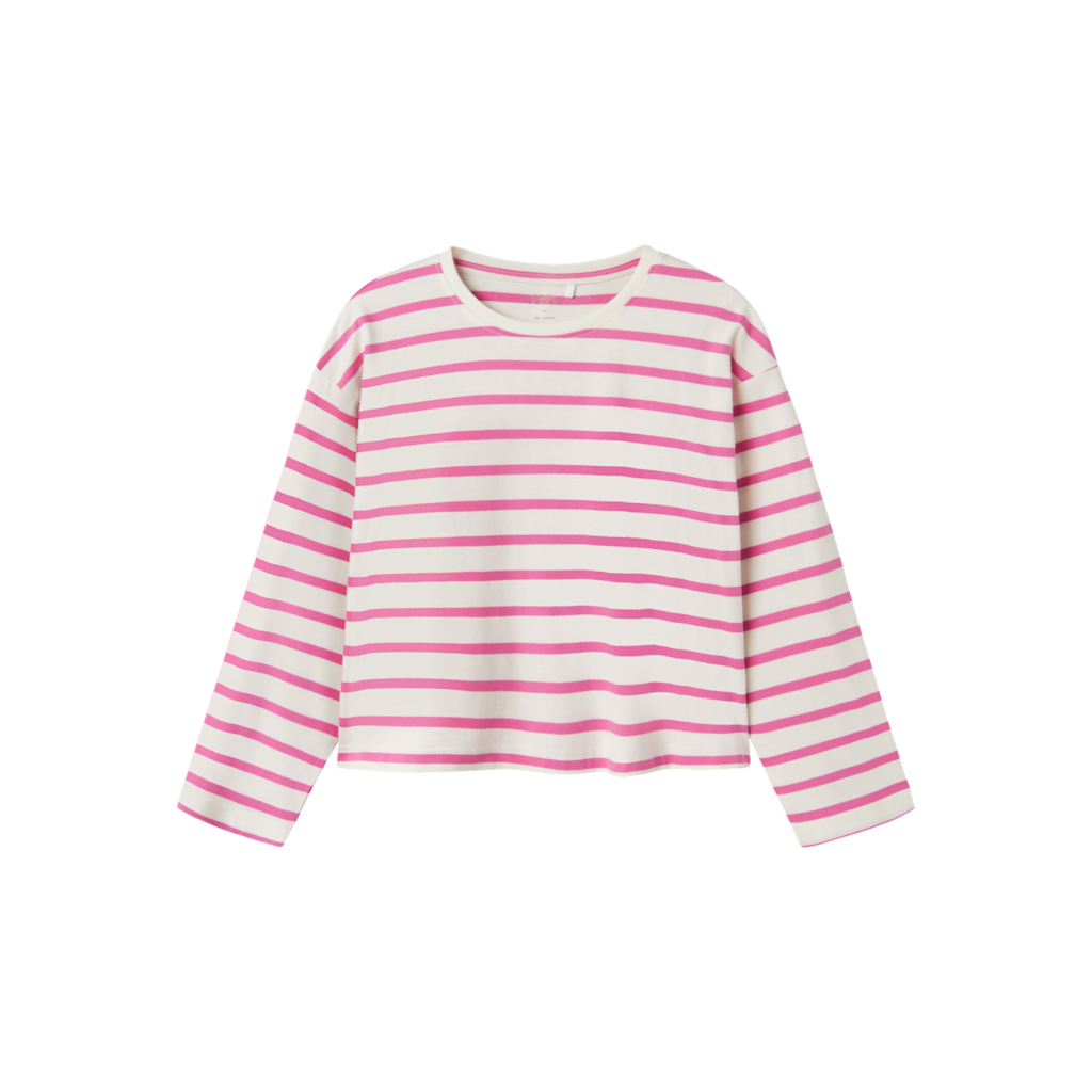 NAME IT Kort Langærmet Bluse Vita Phlox Pink