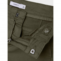 NAME IT Twill Cargobukser Ryan Olive Night