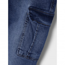 NAME IT Cargo Jeans Ryan Dark Blue Denim