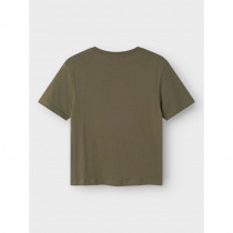 NAME IT T-Shirt Vilogo Dusty Olive Golden