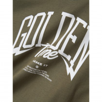 NAME IT T-Shirt Vilogo Dusty Olive Golden