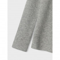 NAME IT Langærmet Bluse Nakal Grey Melange