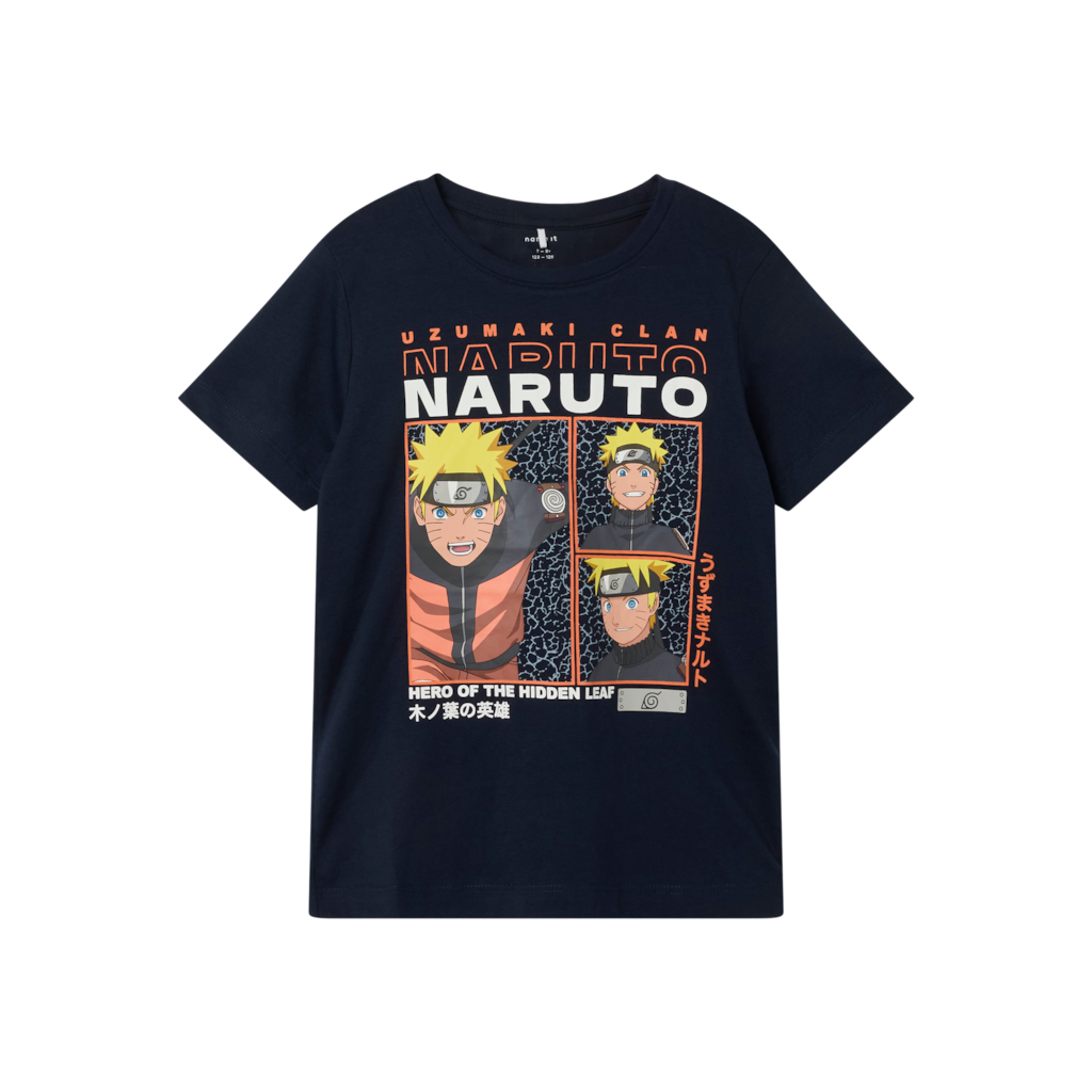 NAME IT Jadil Naruto T-Shirt Dark Sapphire