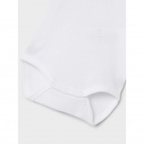 NAME IT Langærmet Polo Body Rob Bright White