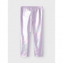 NAME IT Shiny Leggings Rebekkas Silver