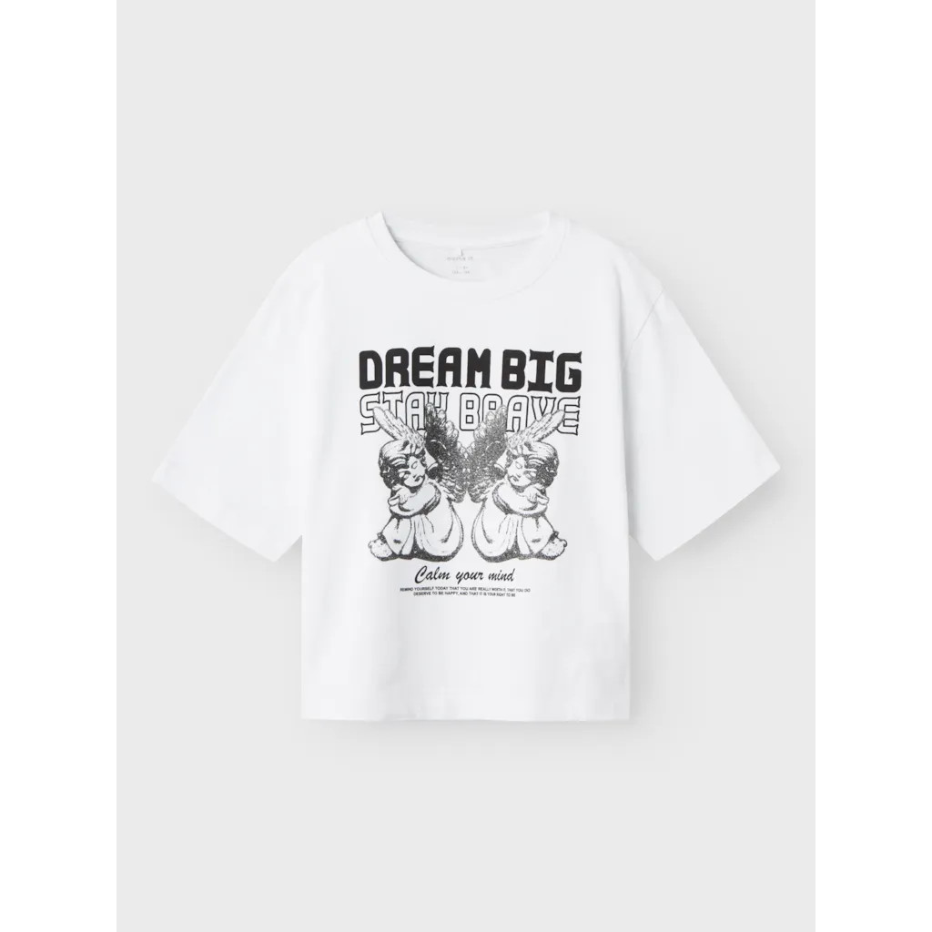 NAME IT T-shirt Rusa Bright White