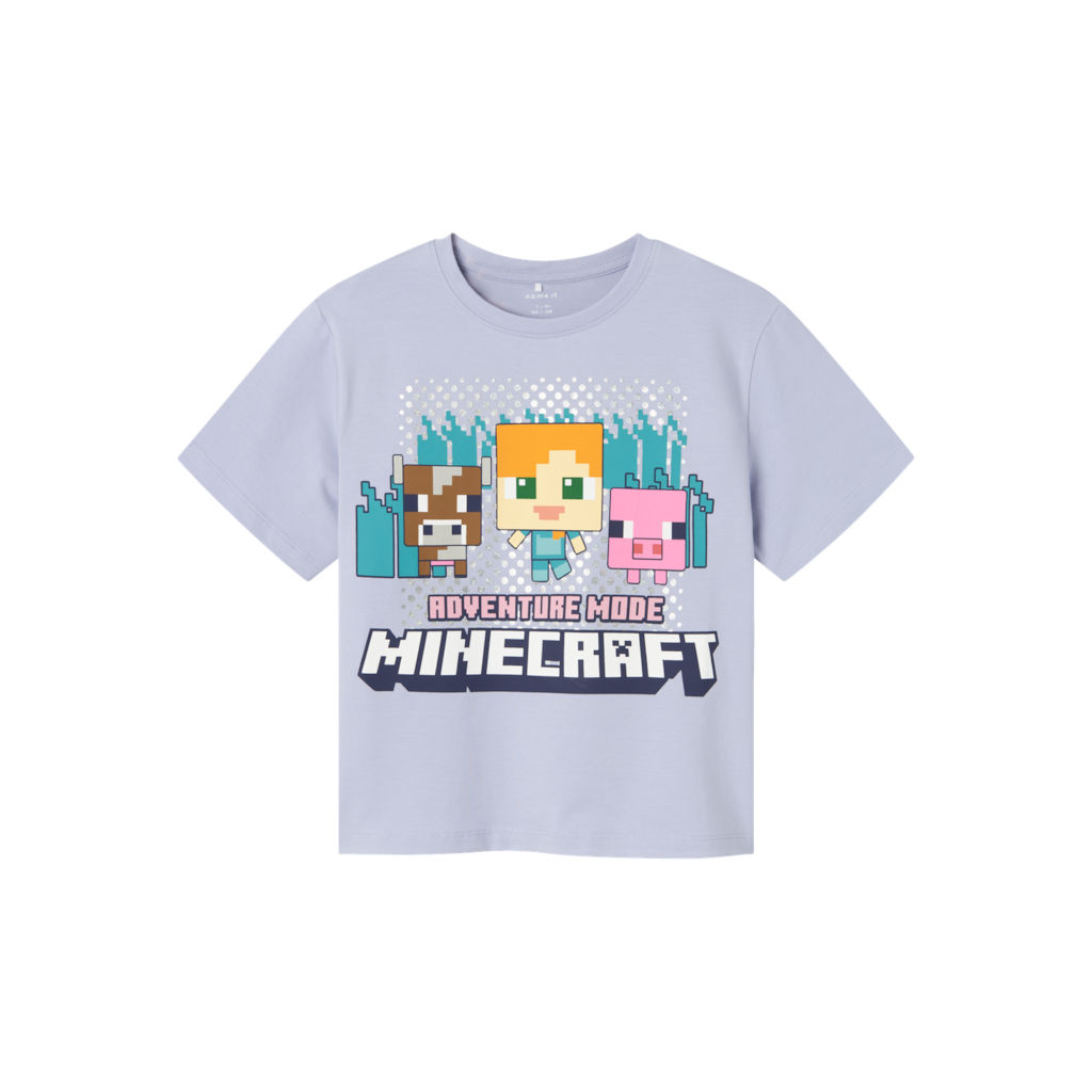 NAME IT Minecraft T-shirt Oxaja Icelandic Blue