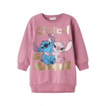 NAME IT Stitch Sweat Kjole Nyra Mauve Orchid