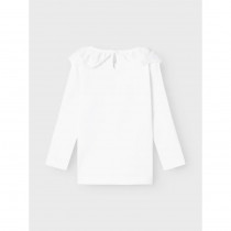 NAME IT Blonde Krave Bluse Rilda Bright White