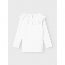 NAME IT Blonde Krave Bluse Rilda Bright White