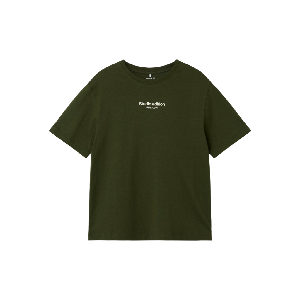 NAME IT T-Shirt Brody Rifle Green