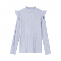 NAME IT Rib Bluse Siggi Icelandic Blue