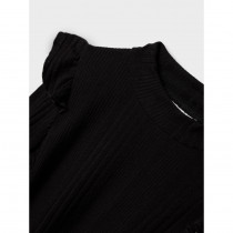 NAME IT Rib Bluse Siggi Black