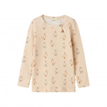 LIL ATELIER Langærmet Bluse Gavo Sand Dollar Duck