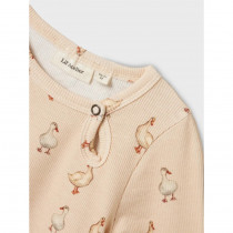 LIL ATELIER Langærmet Bluse Gavo Sand Dollar Duck