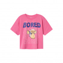 NAME IT Boxy T-Shirt Matta Pink Power