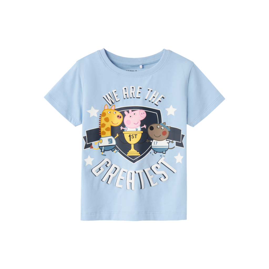 NAME IT Gustav Gris T-shirt Mikhail Chambray Blue