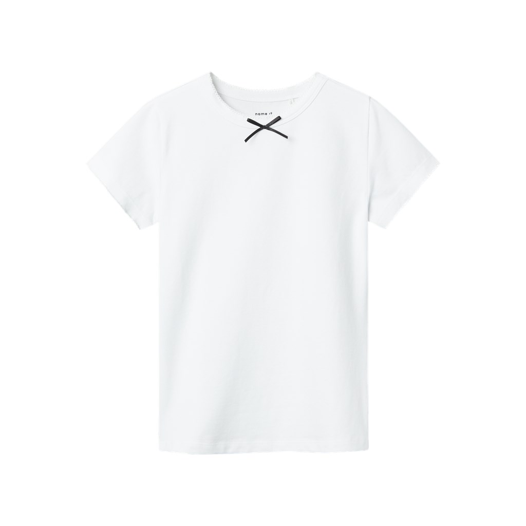 Se NAME IT T-Shirt Hejane Bright White hos Smartkidz.dk