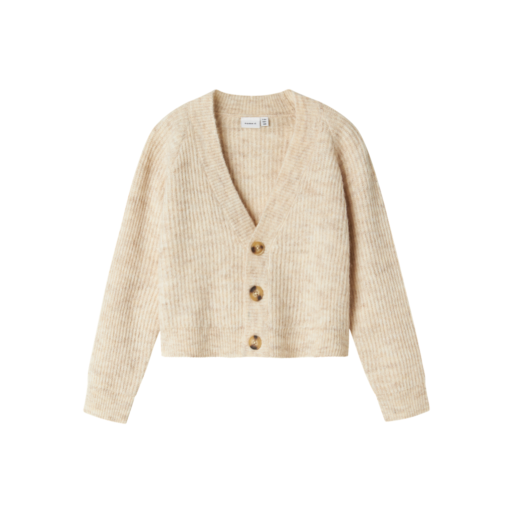 NAME IT Kort Strik Cardigan Holly Pure Cashmere