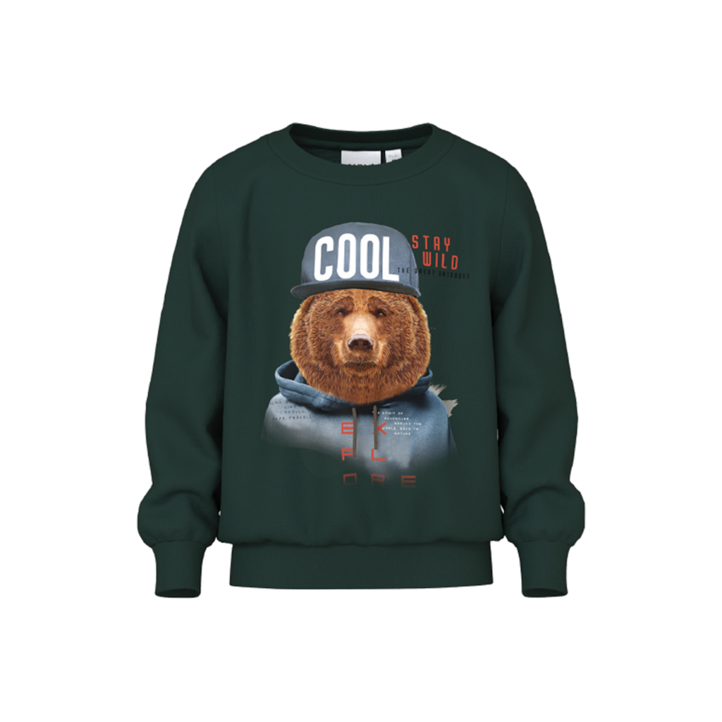 NAME IT Sweatshirt Labear Pine Grove