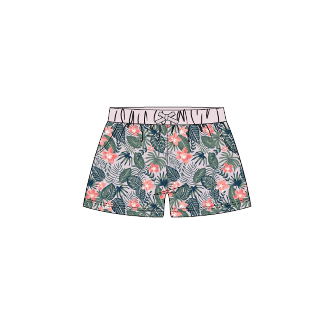 NAME IT Shorts Flora Bright White