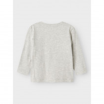 NAME IT Langærmet Bluse Tristiano Light Grey Melange