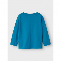 NAME IT Langærmet Bluse Tristiano Fjord Blue