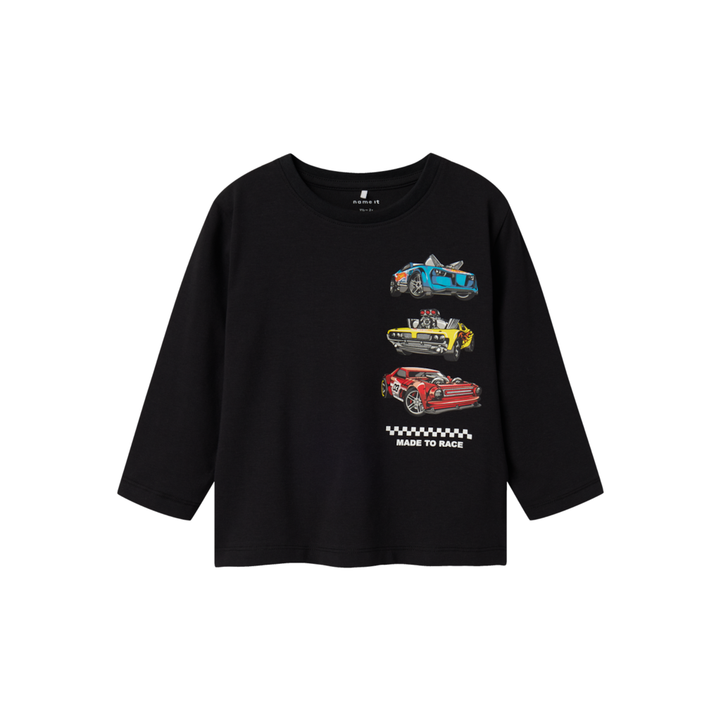 NAME IT Hotwheels Bluse Drum Black