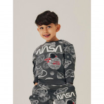 NAME IT Nasa Sweatshirt Daim Lava Smoke