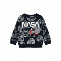 NAME IT Nasa Sweatshirt Daim Navy Blazer