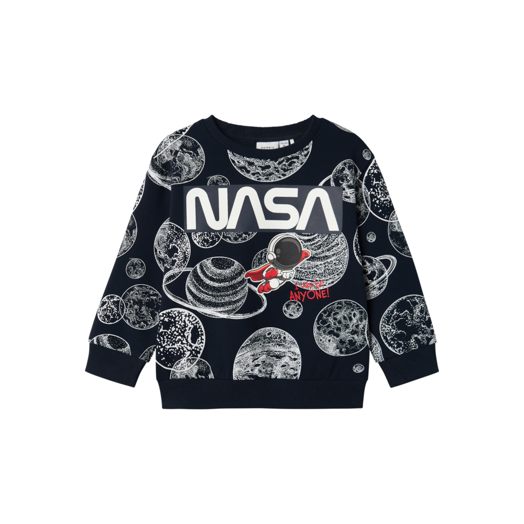 NAME IT Nasa Sweatshirt Daim Navy Blazer