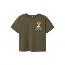 NAME IT T-Shirt Dyn Dusty Olive