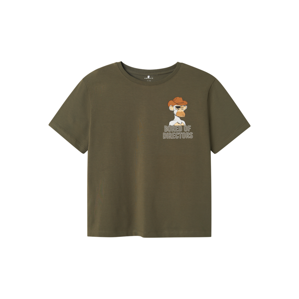 NAME IT T-Shirt Dyn Dusty Olive