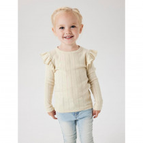 NAME IT Langærmet Bluse Julia Summer Sand