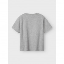 NAME IT T-shirt Teaske Grey Melange