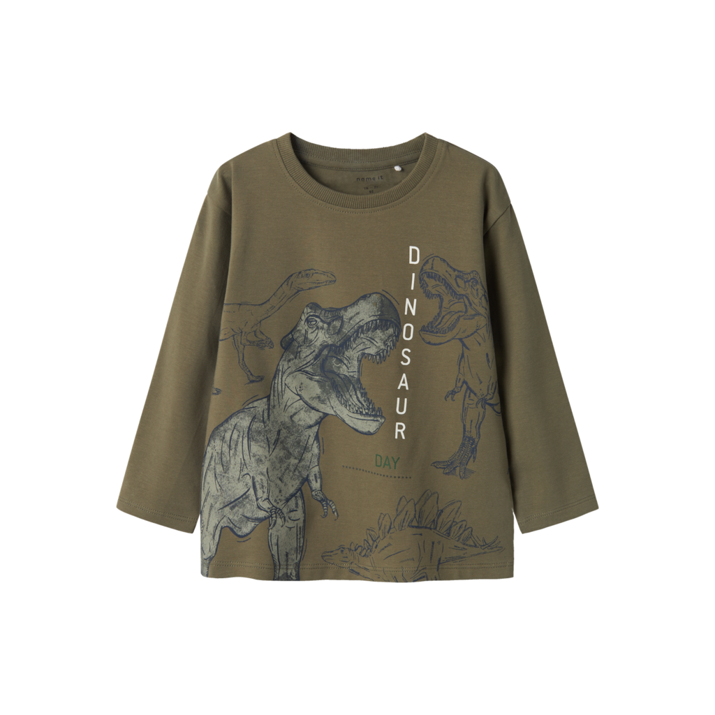 NAME IT Dino Bluse Benjamino Dusty Olive