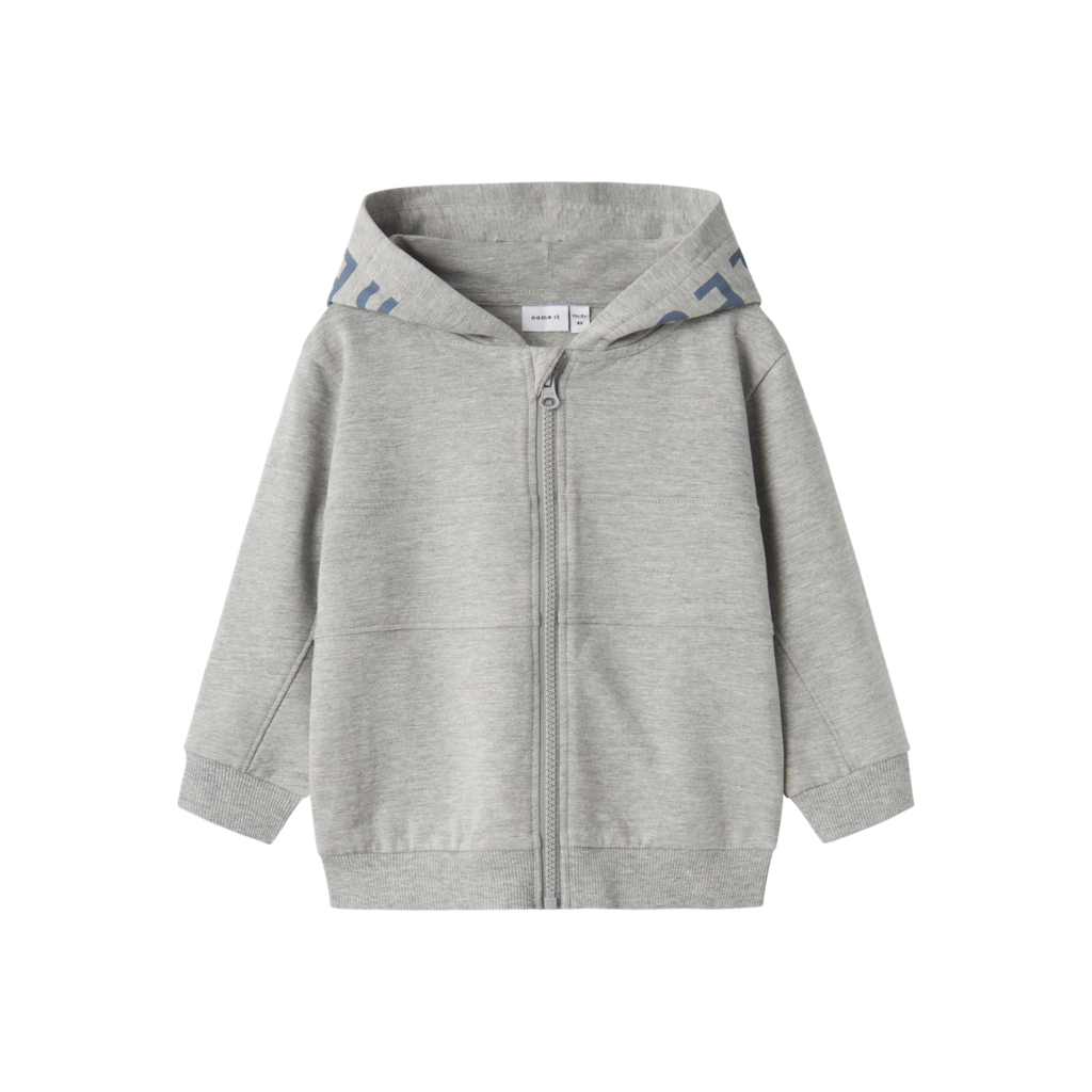  NAME IT Sweat Cardigan Temas Grey Melange