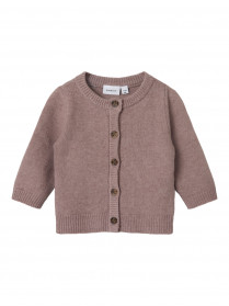 NAME IT Strik Cardigan Olasine Peppercorn