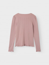 NAME IT Hulmønster Bluse Omina Deauville Mauve