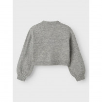 NAME IT Sløjfe Cardigan Rina Grey Melange