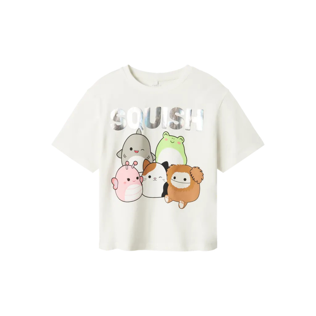 NAME IT Squishy T-Shirt Octiv Cloud Dancer