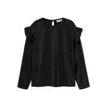 NAME IT Langærmet Glimmer Bluse Roisin Black